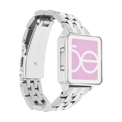 Reloj Cloe Análogo para Dama con Caja Estilo Relicario y Extensible de Acero Inoxidable OE2628