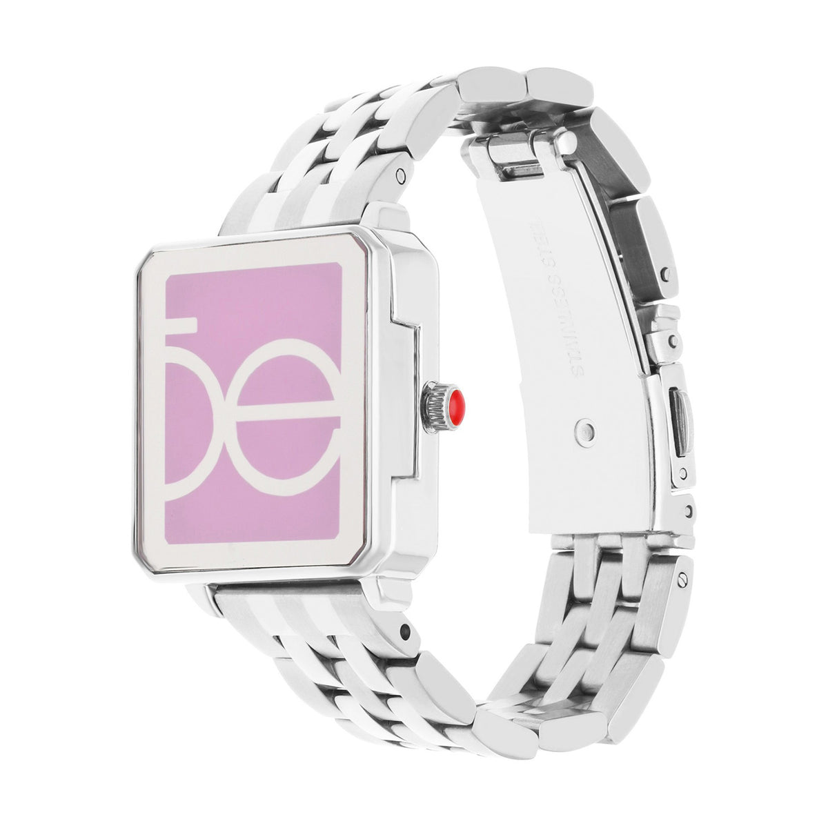 Reloj Cloe Análogo para Dama con Caja Estilo Relicario y Extensible de Acero Inoxidable OE2628