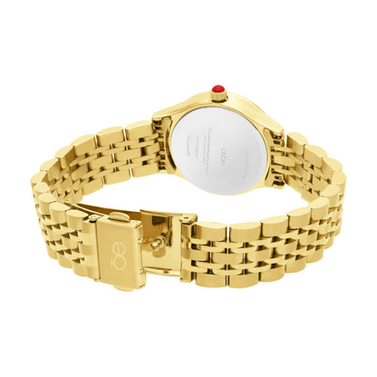 Reloj Cloe Análogo para Dama con Carátula con Diseño de Mariposas y Extensible de Acero Inoxidable OE2629