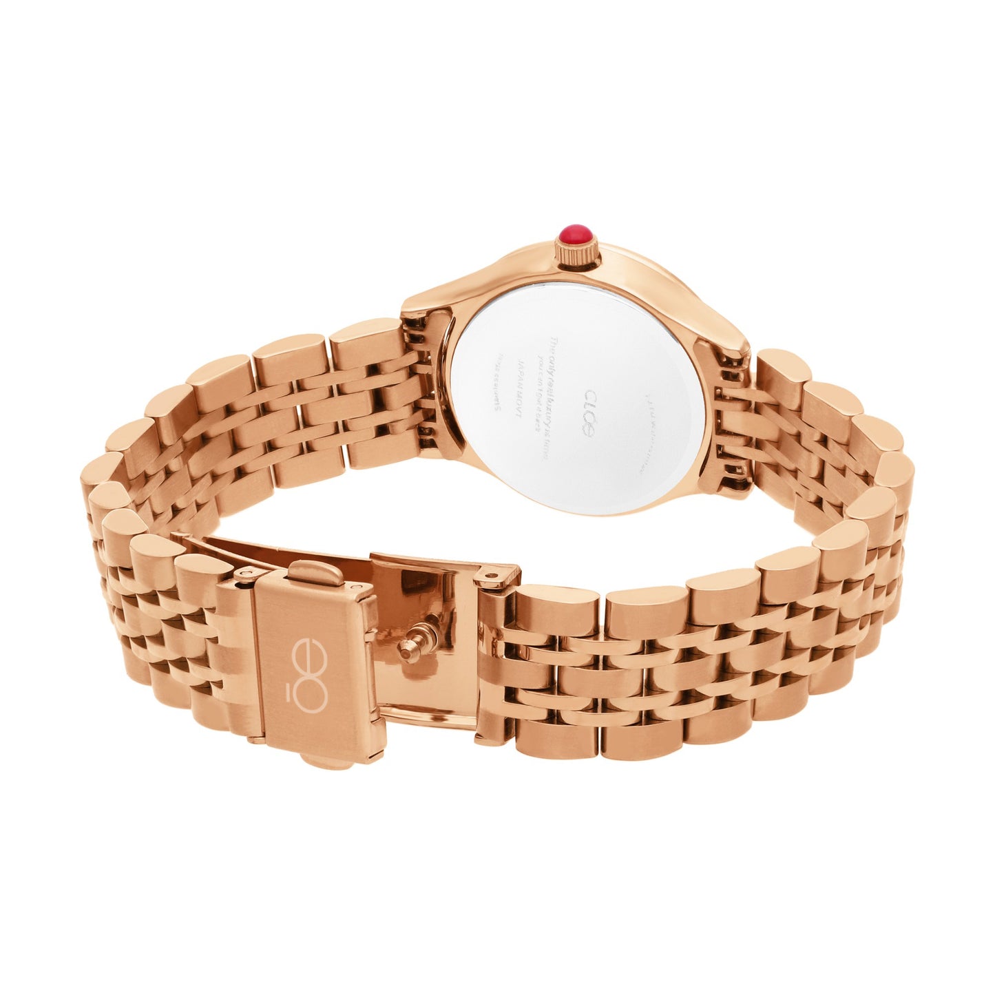 Reloj Cloe Análogo para Dama con Carátula con Diseño de Mariposas y Extensible de Acero Inoxidable OE2629