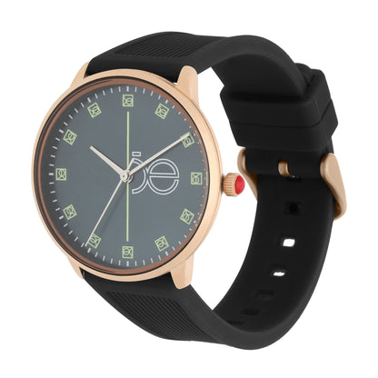 Reloj Cloe Análogo para Dama con Indicadores con elemental y Correa de Silicón OE2630