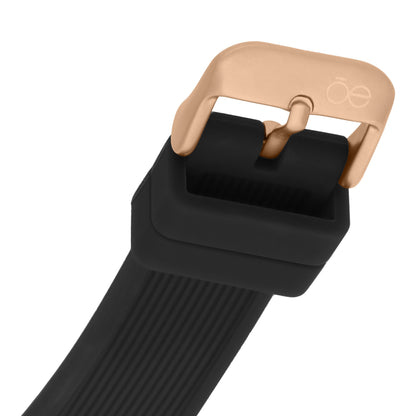 Reloj Cloe Análogo para Dama con Indicadores con elemental y Correa de Silicón OE2630