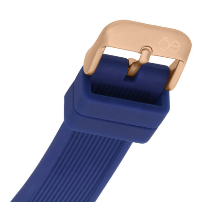 Reloj Cloe Análogo para Dama con Indicadores con elemental y Correa de Silicón OE2630