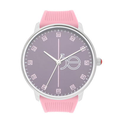 Reloj Cloe Análogo para Dama con Indicadores con elemental y Correa de Silicón OE2630