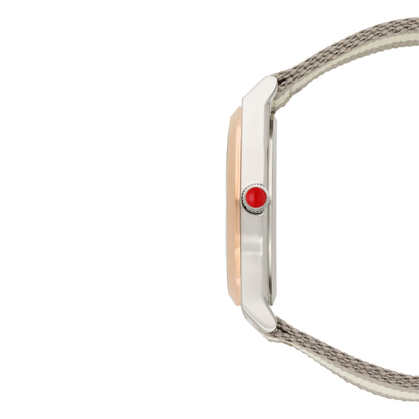 Reloj Cloe Análogo para Dama con Carátula Duo Tono y Correa de Textil