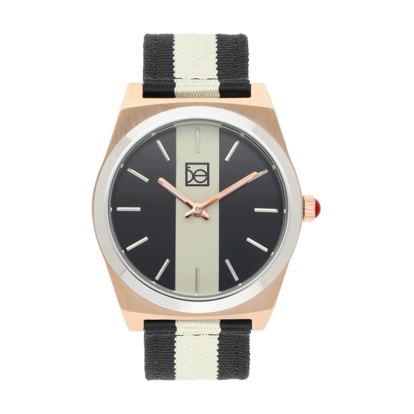 Reloj Cloe Análogo para Dama con Carátula Duo Tono y Correa de Textil