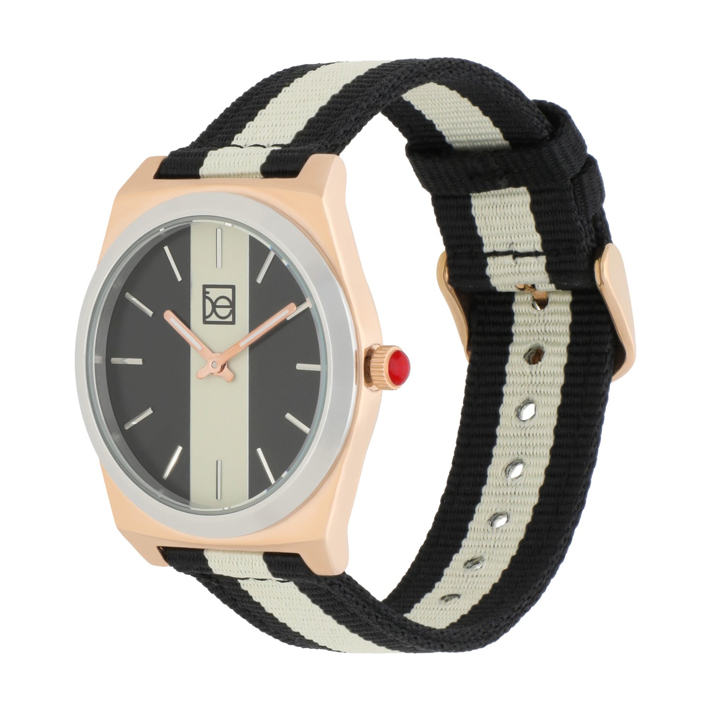 Reloj Cloe Análogo para Dama con Carátula Duo Tono y Correa de Textil