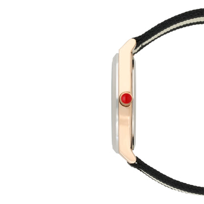 Reloj Cloe Análogo para Dama con Carátula Duo Tono y Correa de Textil