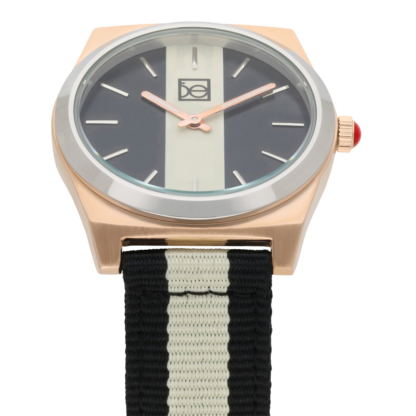 Reloj Cloe Análogo para Dama con Carátula Duo Tono y Correa de Textil