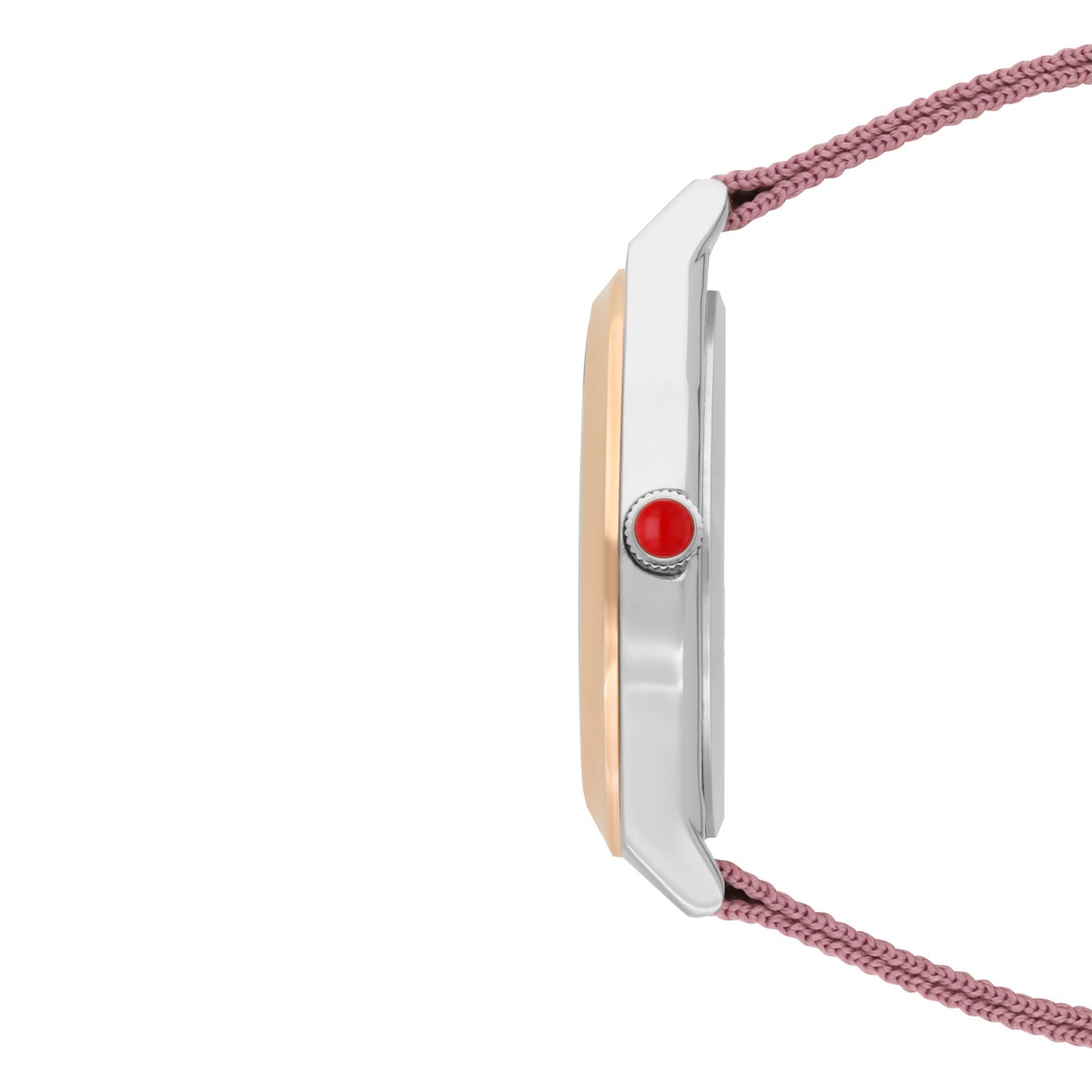 Reloj Cloe Análogo para Dama con Carátula Duo Tono y Correa de Textil