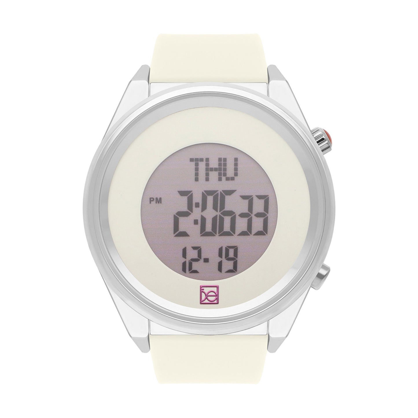 Reloj Cloe Digital para Dama con Dos Botones y Correa de Silicón OE2633