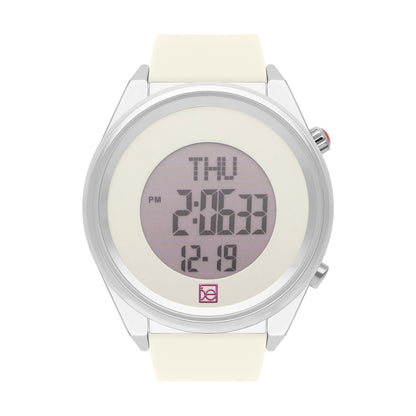 Reloj Cloe Digital para Dama con Dos Botones y Correa de Silicón OE2633