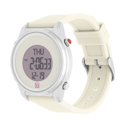 Reloj Cloe Digital para Dama con Dos Botones y Correa de Silicón OE2633