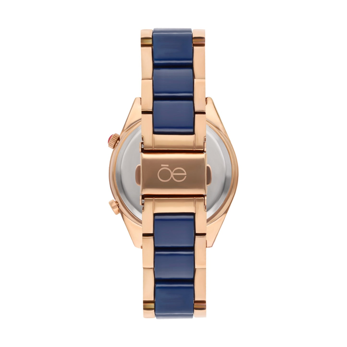 Reloj Cloe Digital para Dama con Bisel Interno Estriado y Extensible de Acero Inoxidable OE2634