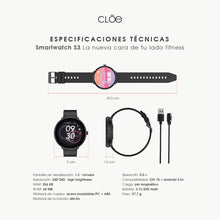 Cargar imagen en el visor de la galería, Reloj Smartwatch Cloe Multifuncional Modelo S3 Silicón
