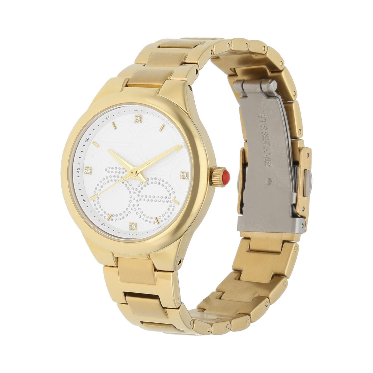 Reloj Analogo Cloe Piel Oro