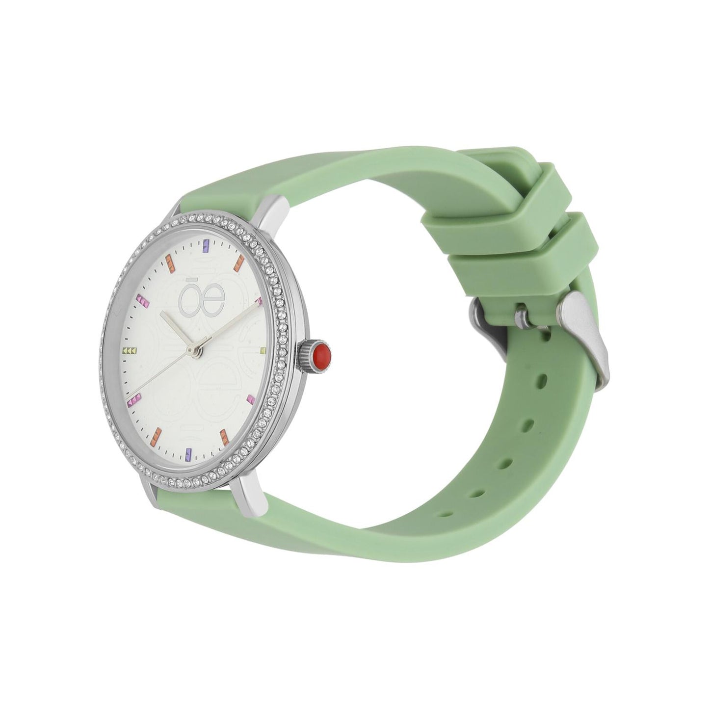 Reloj Analogo Cloe Piel Blanco